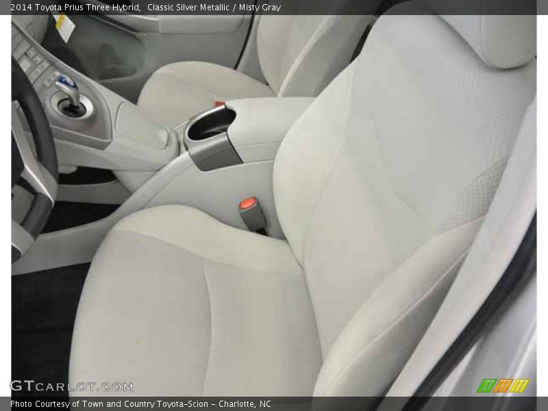 Classic Silver Metallic / Misty Gray 2014 Toyota Prius Three Hybrid