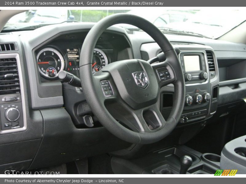 Granite Crystal Metallic / Black/Diesel Gray 2014 Ram 3500 Tradesman Crew Cab 4x4