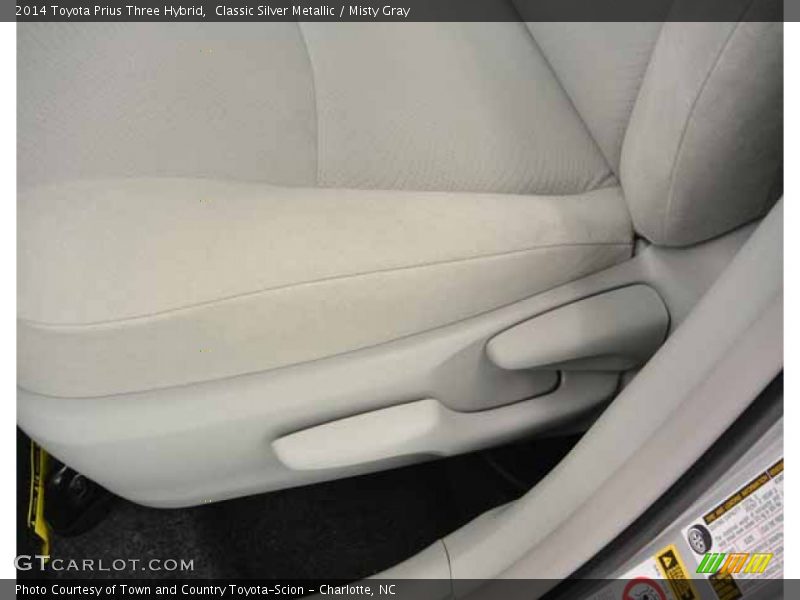 Classic Silver Metallic / Misty Gray 2014 Toyota Prius Three Hybrid