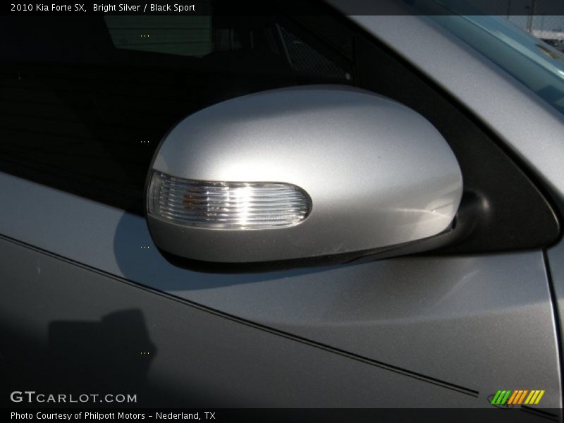 Bright Silver / Black Sport 2010 Kia Forte SX