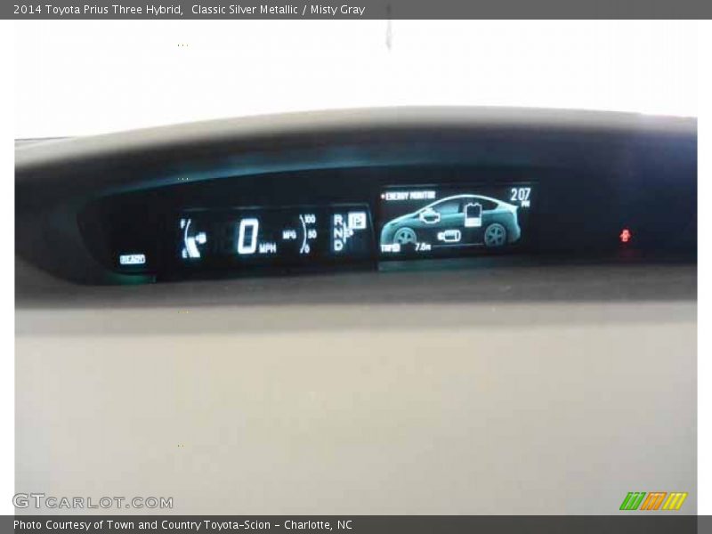 Classic Silver Metallic / Misty Gray 2014 Toyota Prius Three Hybrid