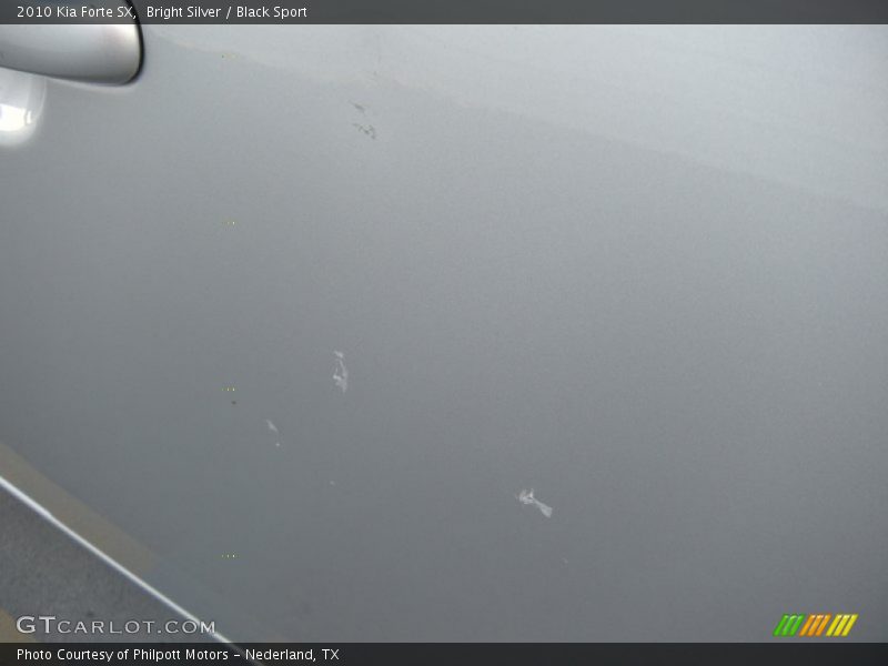 Bright Silver / Black Sport 2010 Kia Forte SX
