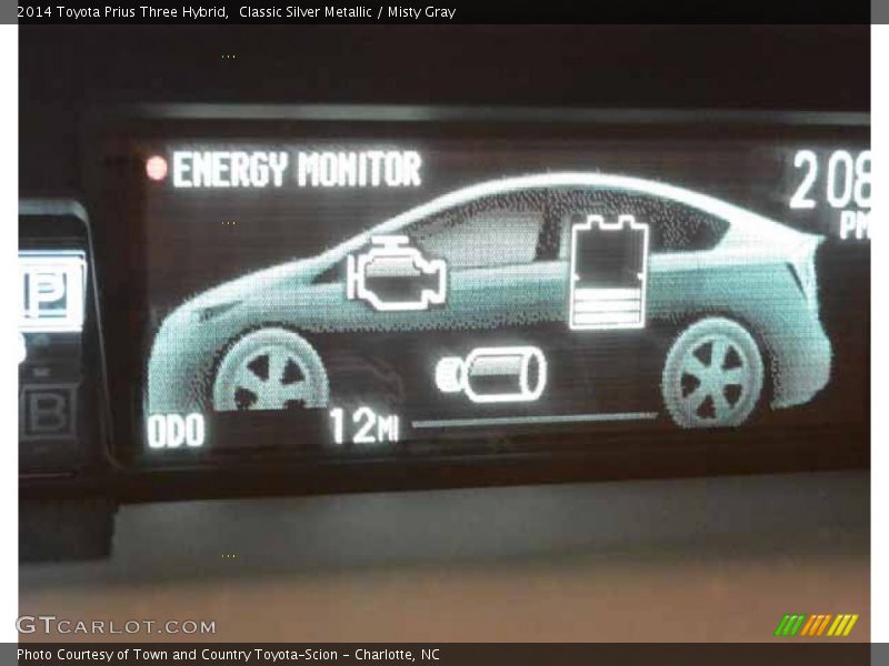 Classic Silver Metallic / Misty Gray 2014 Toyota Prius Three Hybrid