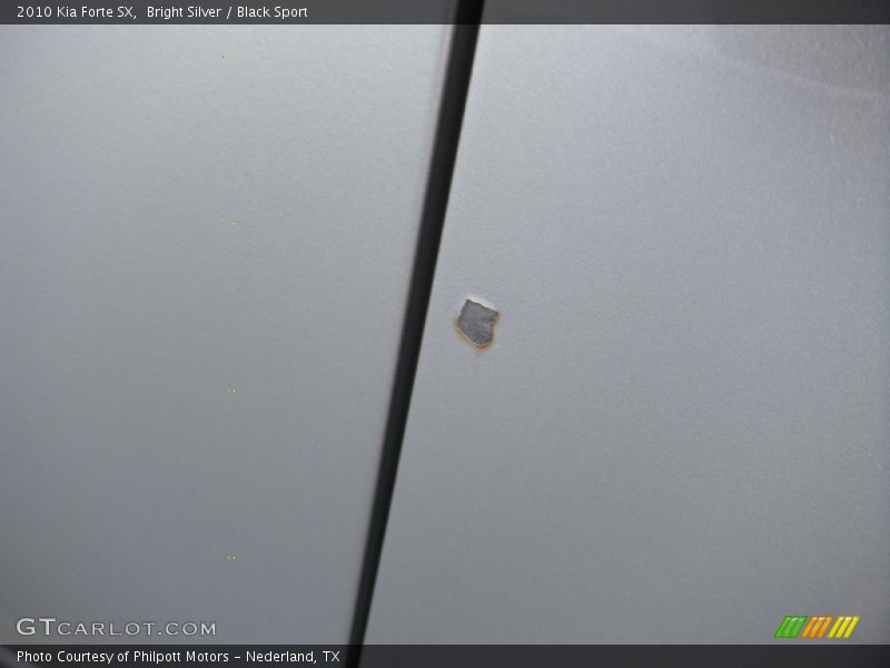 Bright Silver / Black Sport 2010 Kia Forte SX