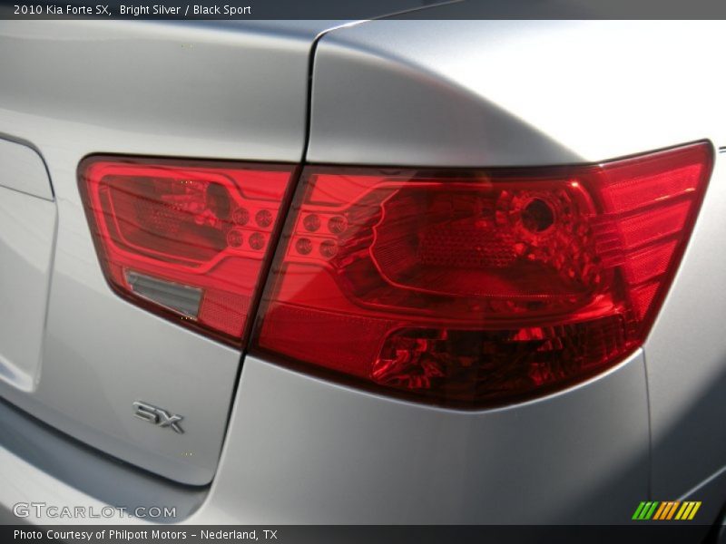 Bright Silver / Black Sport 2010 Kia Forte SX