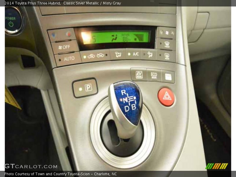 Classic Silver Metallic / Misty Gray 2014 Toyota Prius Three Hybrid
