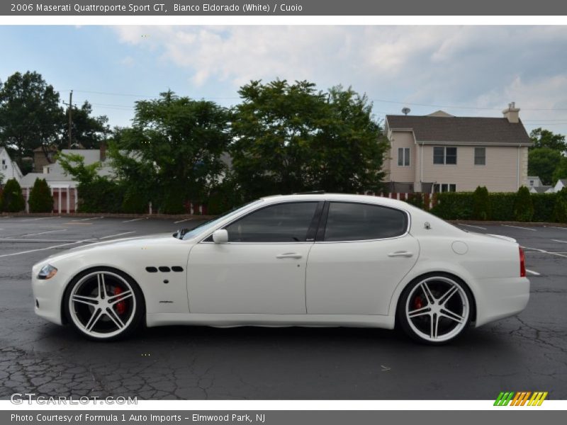 Bianco Eldorado (White) / Cuoio 2006 Maserati Quattroporte Sport GT