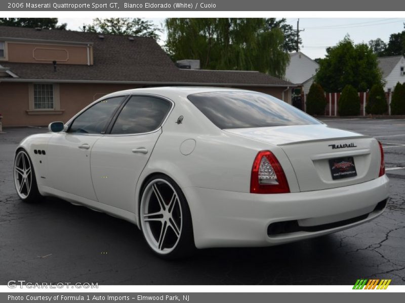 Bianco Eldorado (White) / Cuoio 2006 Maserati Quattroporte Sport GT