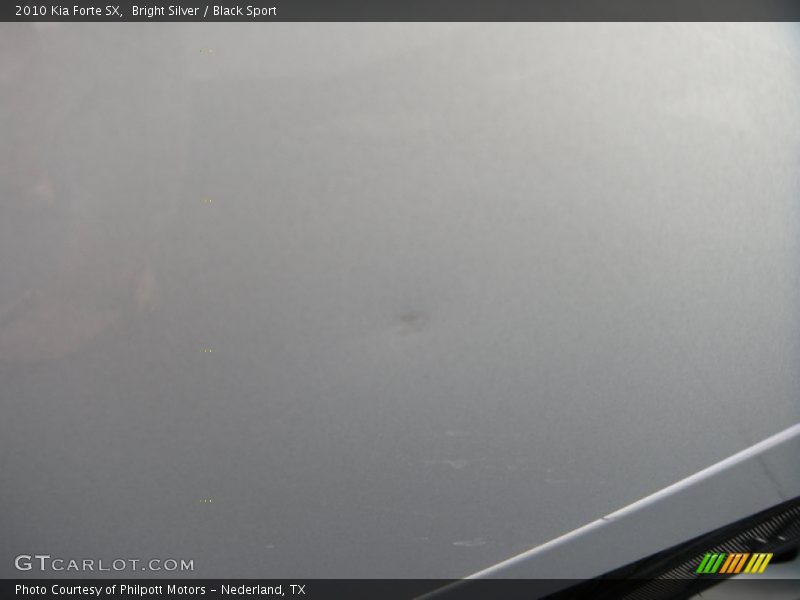 Bright Silver / Black Sport 2010 Kia Forte SX