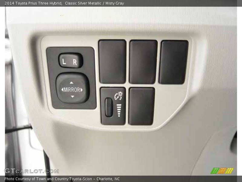 Classic Silver Metallic / Misty Gray 2014 Toyota Prius Three Hybrid