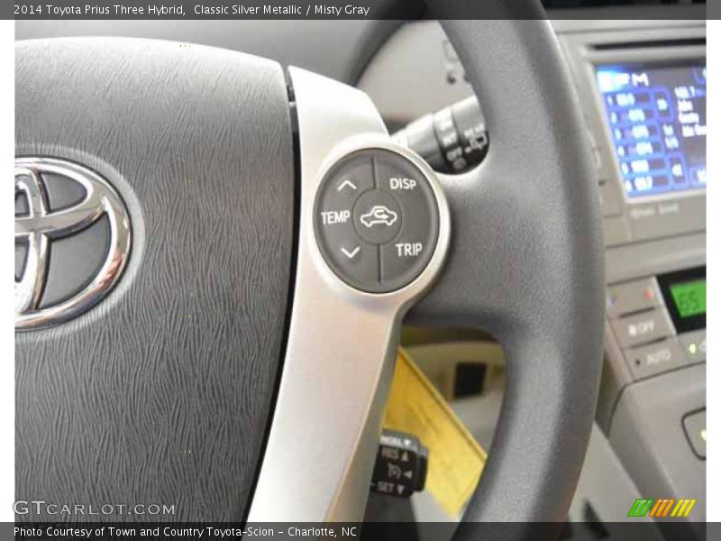 Classic Silver Metallic / Misty Gray 2014 Toyota Prius Three Hybrid