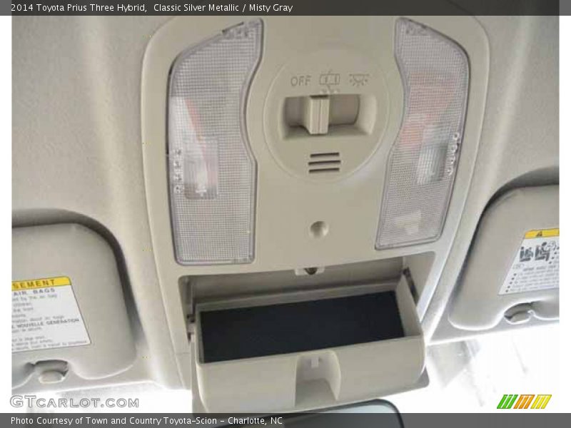 Classic Silver Metallic / Misty Gray 2014 Toyota Prius Three Hybrid