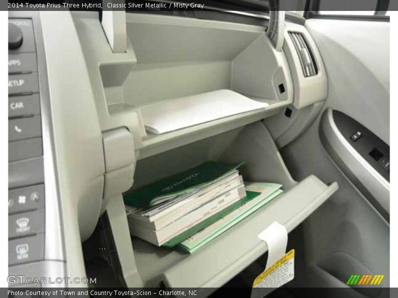 Classic Silver Metallic / Misty Gray 2014 Toyota Prius Three Hybrid