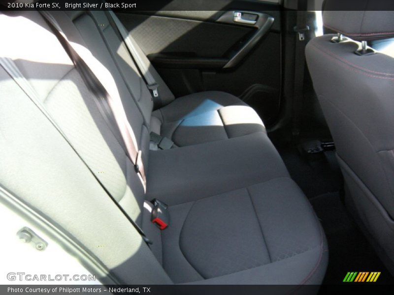 Bright Silver / Black Sport 2010 Kia Forte SX