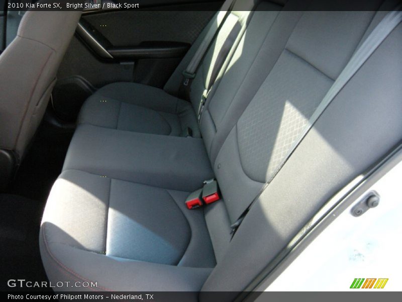 Bright Silver / Black Sport 2010 Kia Forte SX