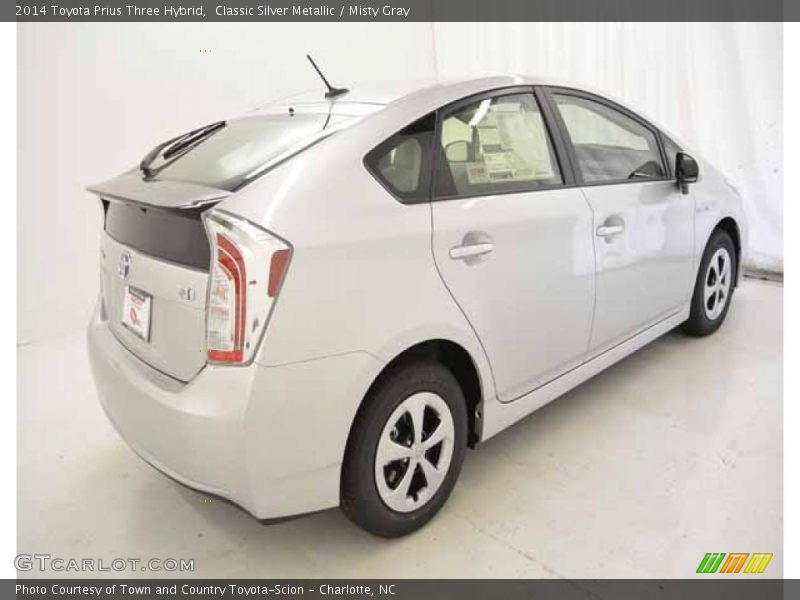 Classic Silver Metallic / Misty Gray 2014 Toyota Prius Three Hybrid