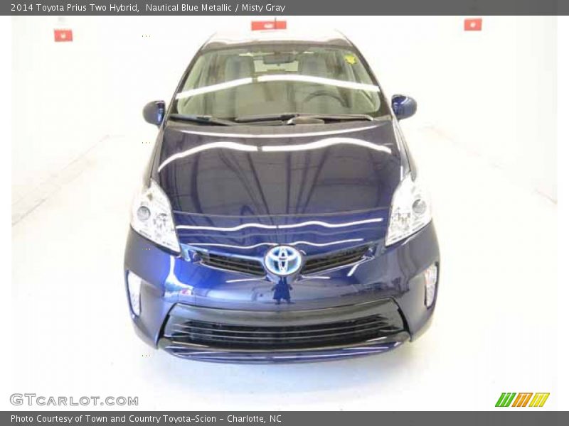Nautical Blue Metallic / Misty Gray 2014 Toyota Prius Two Hybrid
