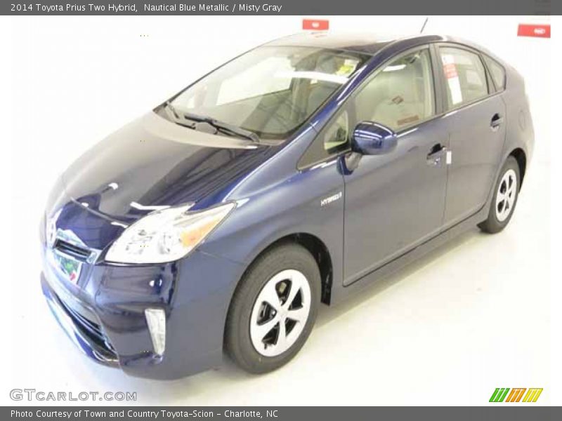 Nautical Blue Metallic / Misty Gray 2014 Toyota Prius Two Hybrid