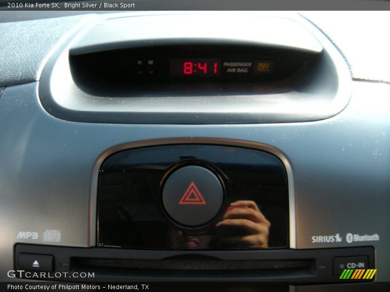 Bright Silver / Black Sport 2010 Kia Forte SX