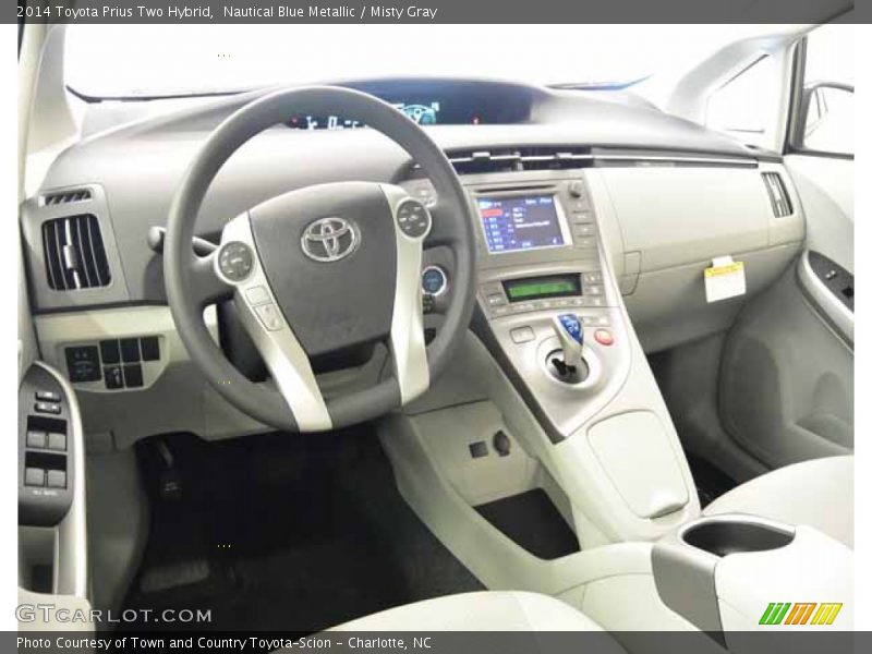 Nautical Blue Metallic / Misty Gray 2014 Toyota Prius Two Hybrid