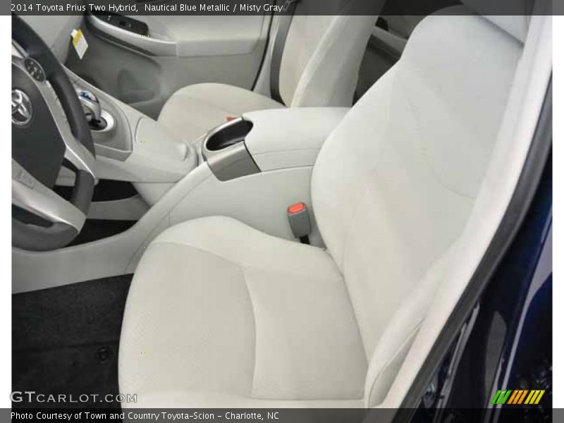 Nautical Blue Metallic / Misty Gray 2014 Toyota Prius Two Hybrid