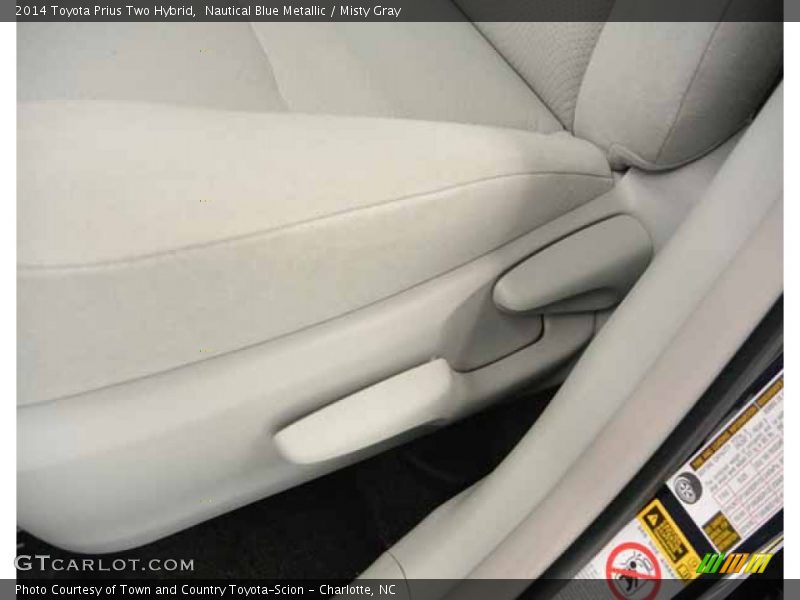Nautical Blue Metallic / Misty Gray 2014 Toyota Prius Two Hybrid