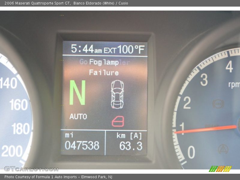 Bianco Eldorado (White) / Cuoio 2006 Maserati Quattroporte Sport GT