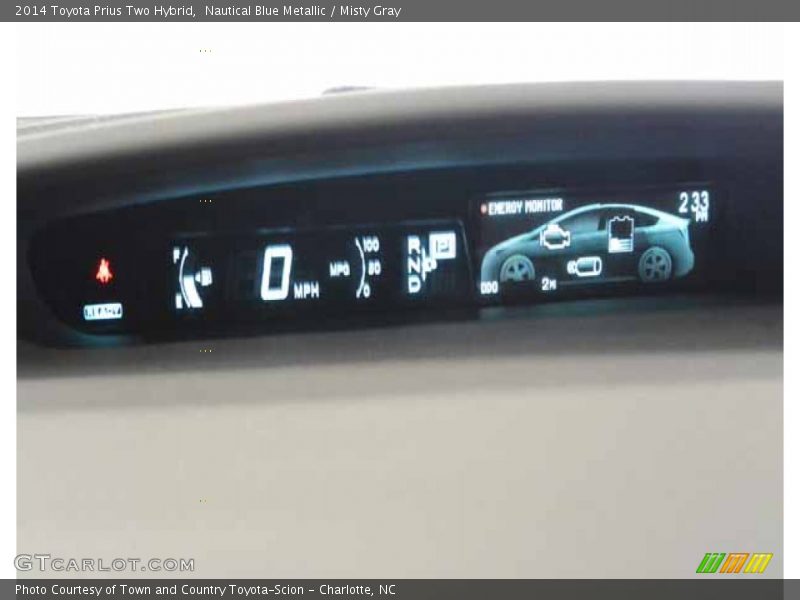 Nautical Blue Metallic / Misty Gray 2014 Toyota Prius Two Hybrid