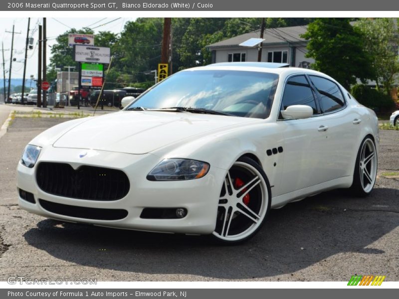 Bianco Eldorado (White) / Cuoio 2006 Maserati Quattroporte Sport GT