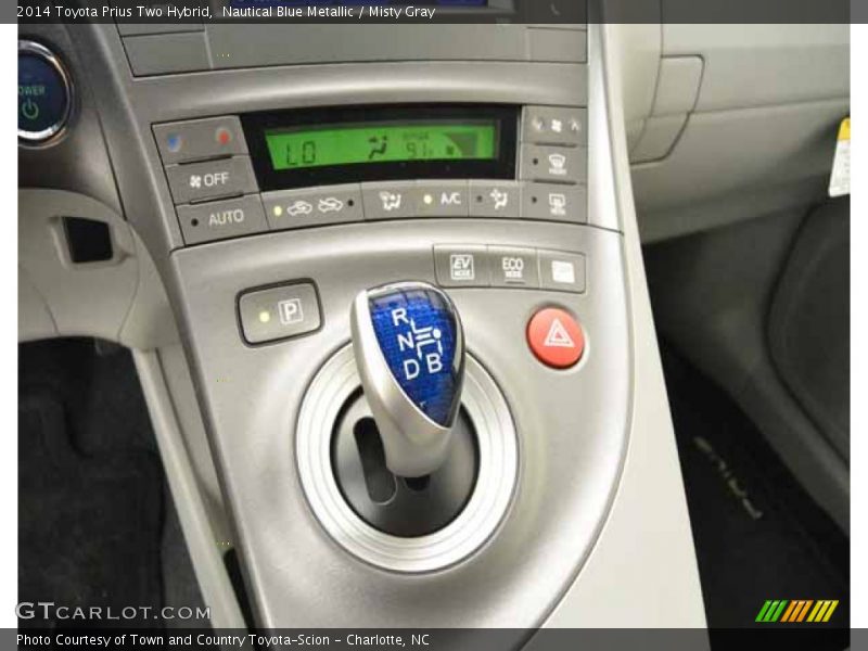Nautical Blue Metallic / Misty Gray 2014 Toyota Prius Two Hybrid