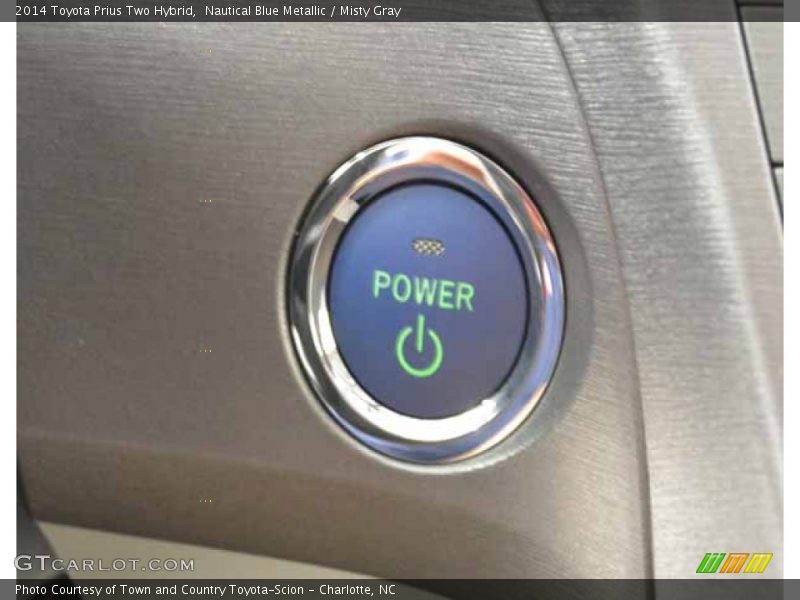 Nautical Blue Metallic / Misty Gray 2014 Toyota Prius Two Hybrid