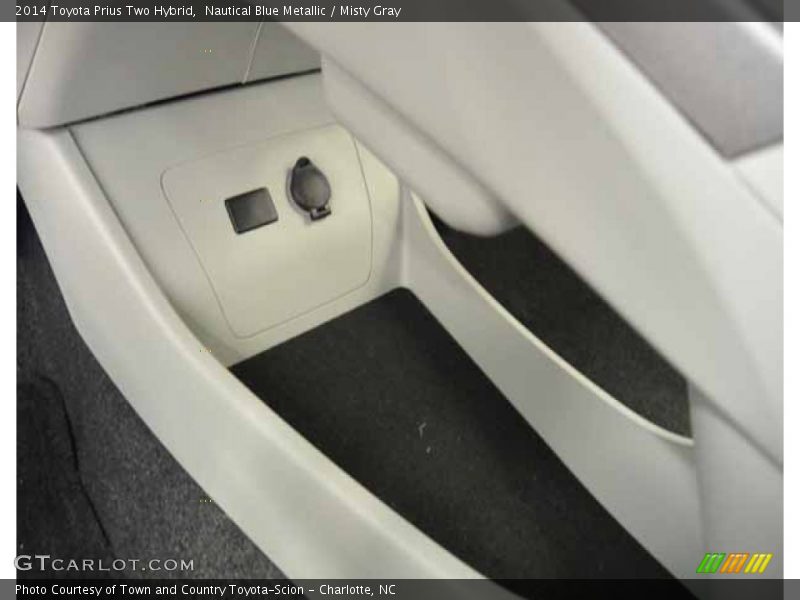Nautical Blue Metallic / Misty Gray 2014 Toyota Prius Two Hybrid