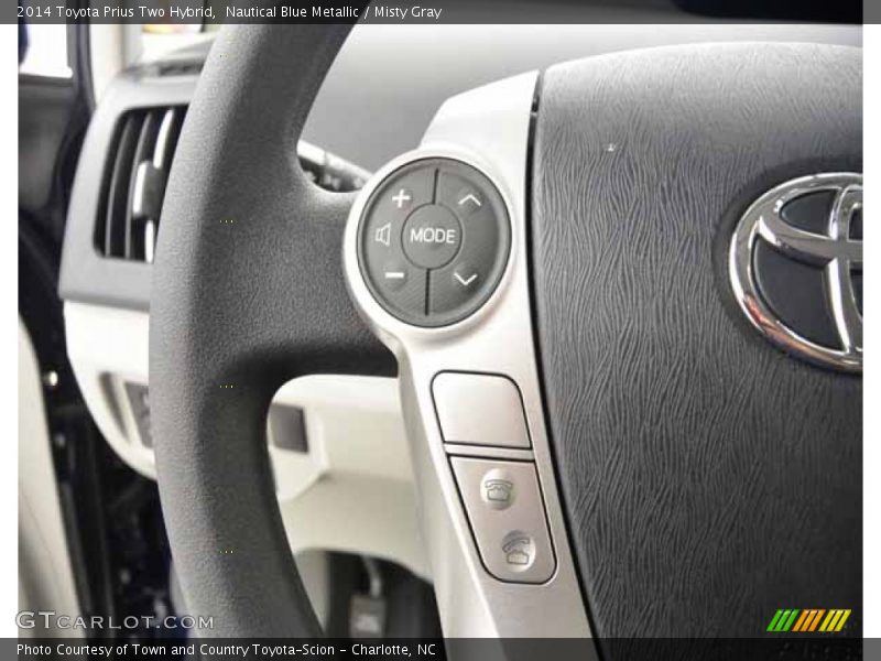 Nautical Blue Metallic / Misty Gray 2014 Toyota Prius Two Hybrid