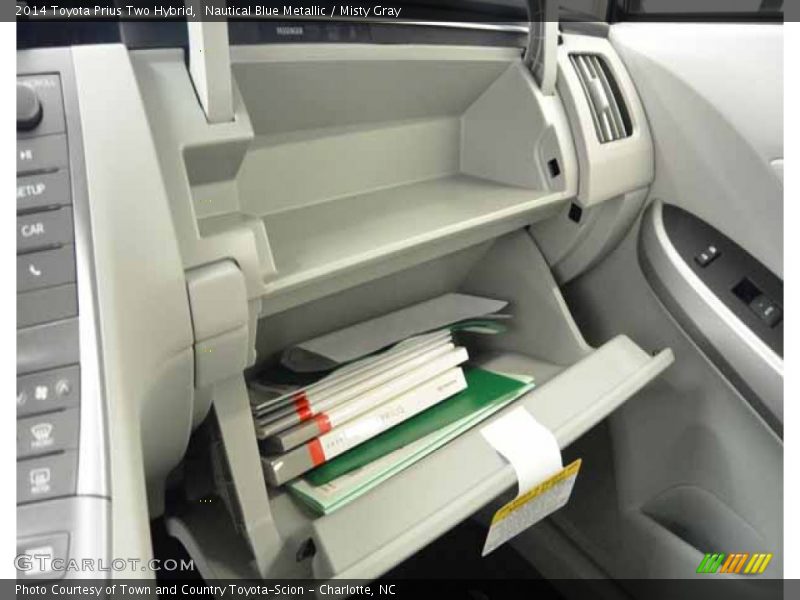 Nautical Blue Metallic / Misty Gray 2014 Toyota Prius Two Hybrid