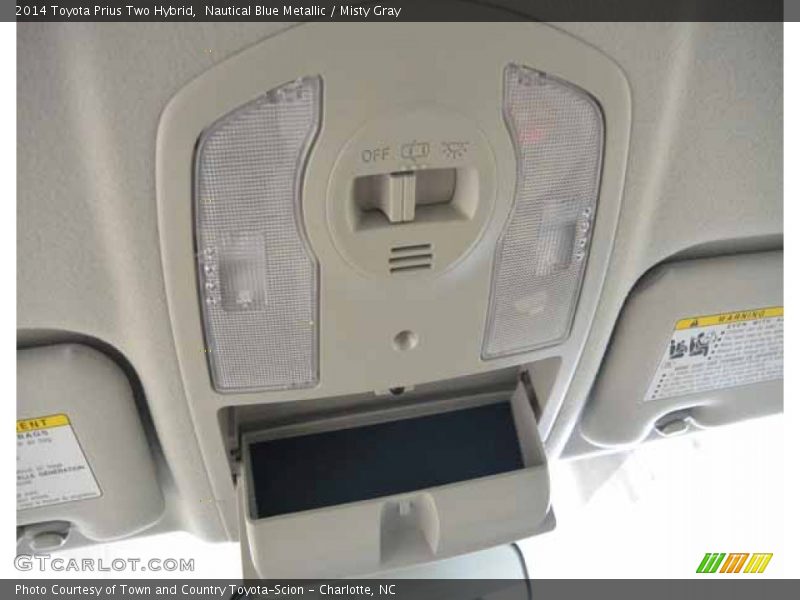 Nautical Blue Metallic / Misty Gray 2014 Toyota Prius Two Hybrid