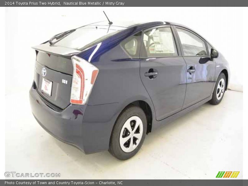 Nautical Blue Metallic / Misty Gray 2014 Toyota Prius Two Hybrid