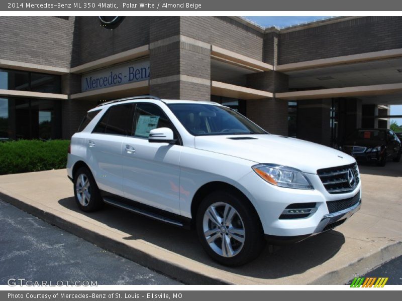 Polar White / Almond Beige 2014 Mercedes-Benz ML 350 4Matic