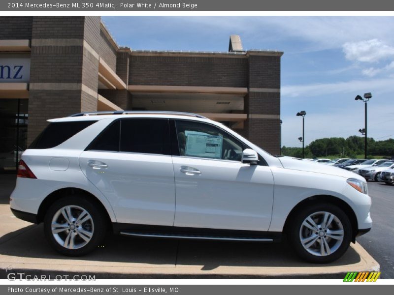 Polar White / Almond Beige 2014 Mercedes-Benz ML 350 4Matic