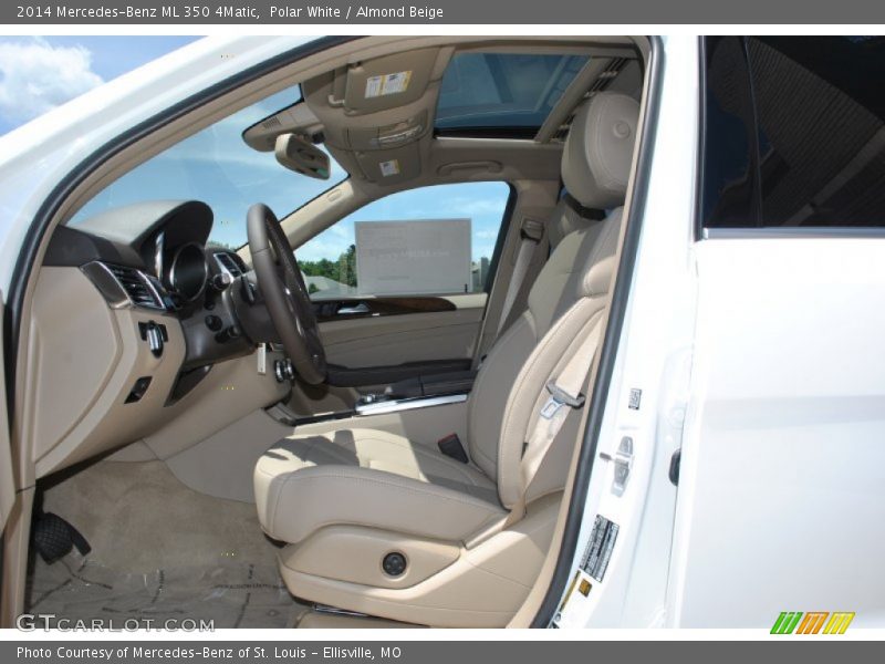 Polar White / Almond Beige 2014 Mercedes-Benz ML 350 4Matic
