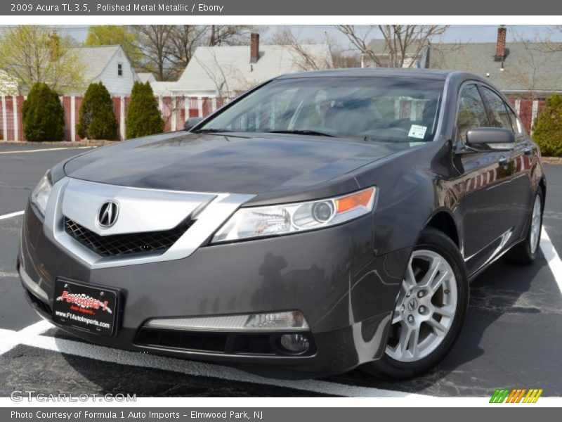 Polished Metal Metallic / Ebony 2009 Acura TL 3.5