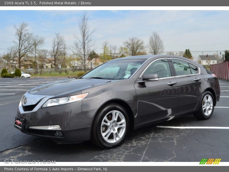 Polished Metal Metallic / Ebony 2009 Acura TL 3.5