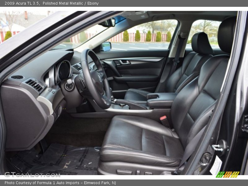 Polished Metal Metallic / Ebony 2009 Acura TL 3.5