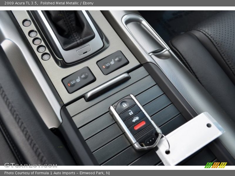 Polished Metal Metallic / Ebony 2009 Acura TL 3.5