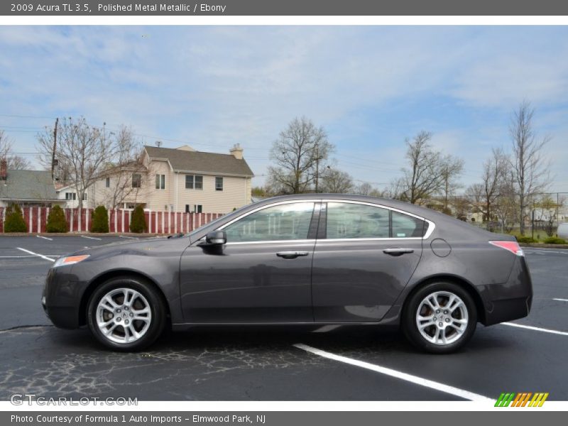 Polished Metal Metallic / Ebony 2009 Acura TL 3.5