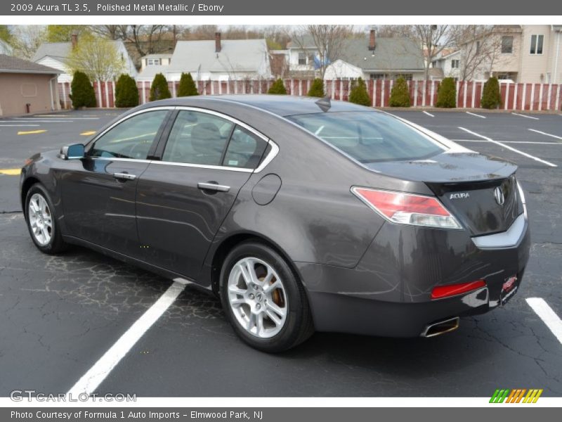 Polished Metal Metallic / Ebony 2009 Acura TL 3.5