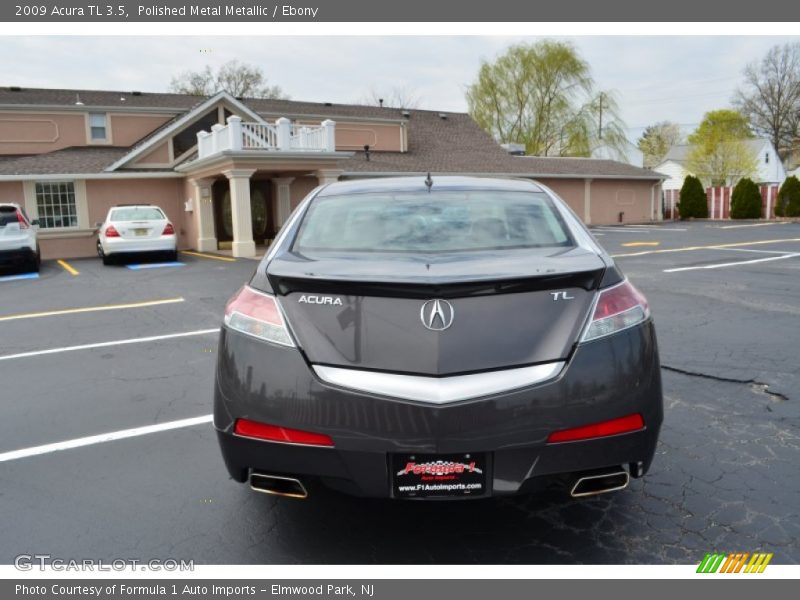 Polished Metal Metallic / Ebony 2009 Acura TL 3.5