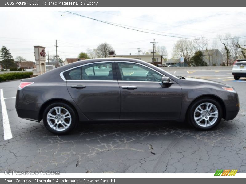Polished Metal Metallic / Ebony 2009 Acura TL 3.5