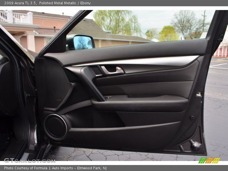 Polished Metal Metallic / Ebony 2009 Acura TL 3.5