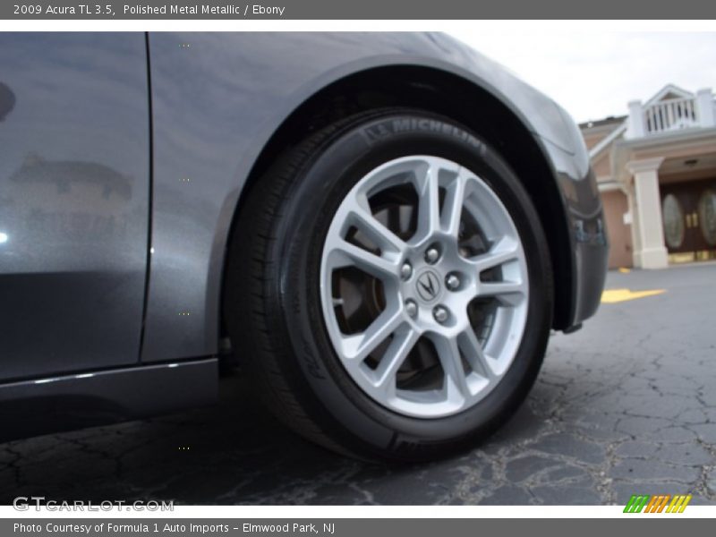 Polished Metal Metallic / Ebony 2009 Acura TL 3.5