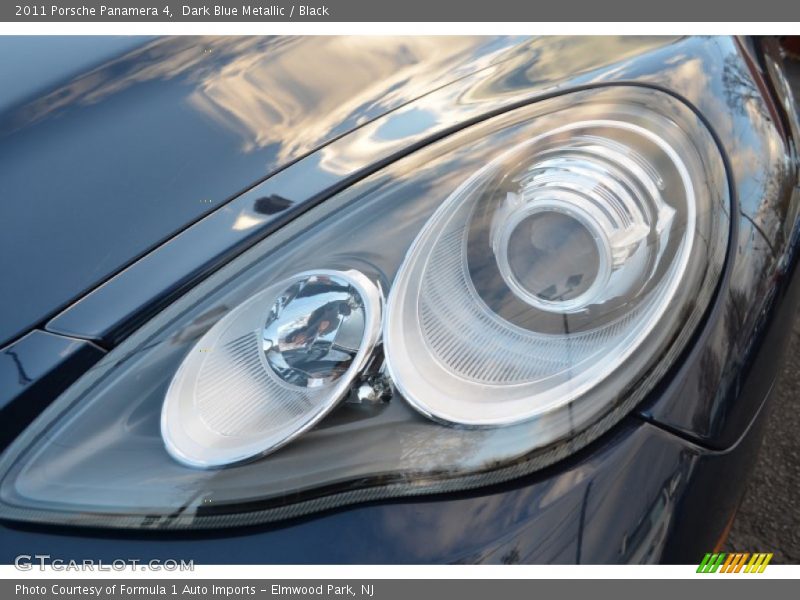 Dark Blue Metallic / Black 2011 Porsche Panamera 4